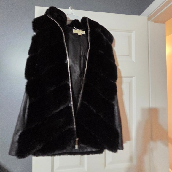 Michael Kors Black Teddy Jacket